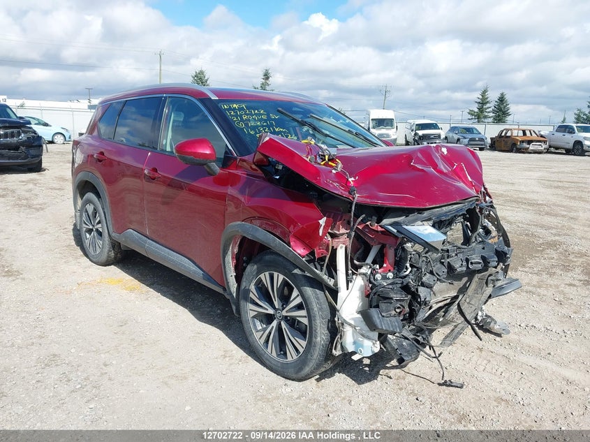 2021 Nissan Rogue Sv, Front, IAAI, VIN 5N1AT3BB3MC728617