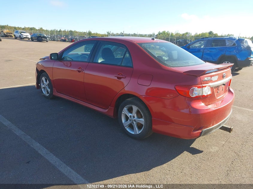 Vin: 2t1bu4ee4bc588776, lot: 3108359, toyota corolla s 20113