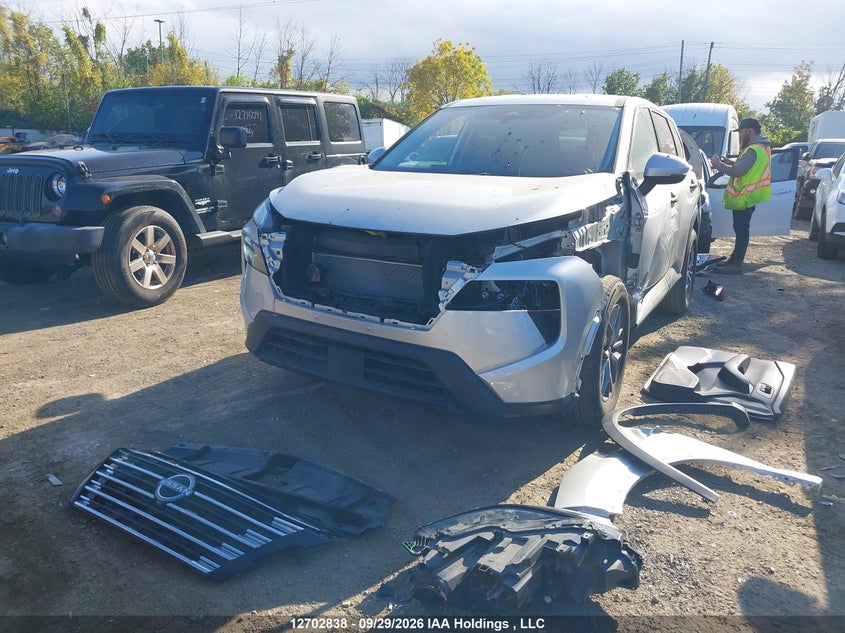 2025 Nissan Rogue S, Угон, IAAI, VIN JN8BT3AB7SW173469 — фото 2