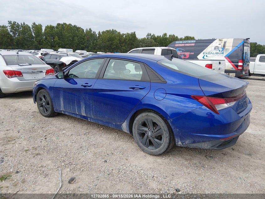 Vin: kmhlm4ag1mu104477, lot: 3108495, hyundai elantra sel 20213