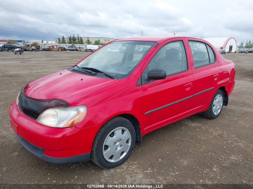 2002 Toyota Echo, Лівий зад, IAAI, VIN JTDBT123120222434 — фото 2