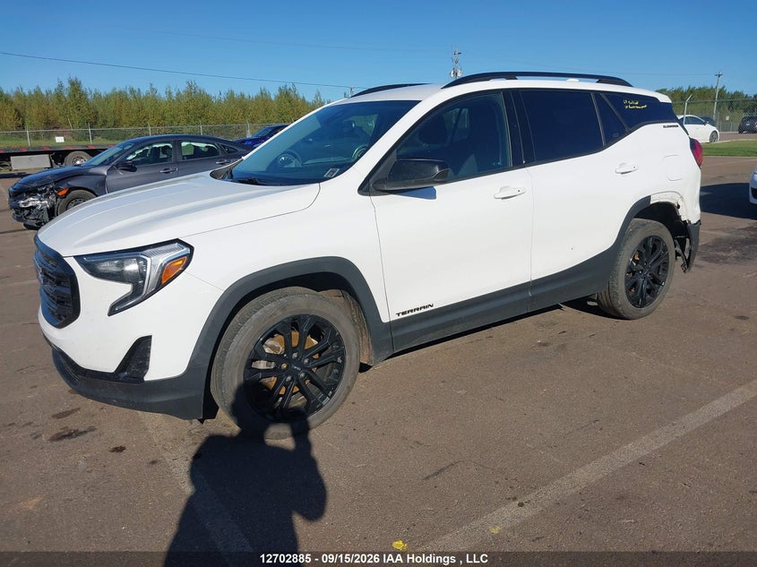 2021 GMC Terrain Sle, Удар сзади, IAAI, VIN 3GKALTEVXML329481 — фото 2