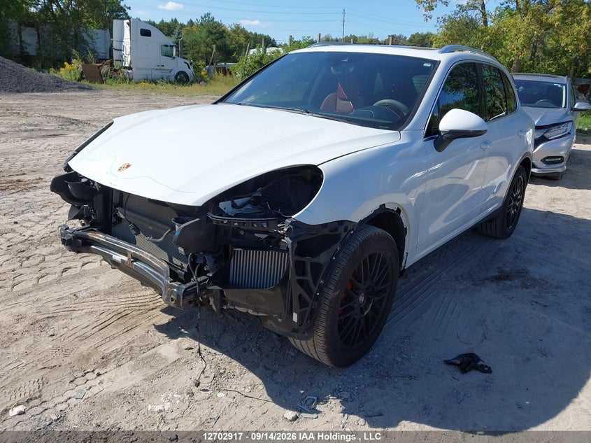 Vin: wp1ab2a25fla56340, lot: 3108548, porsche cayenne s 20152