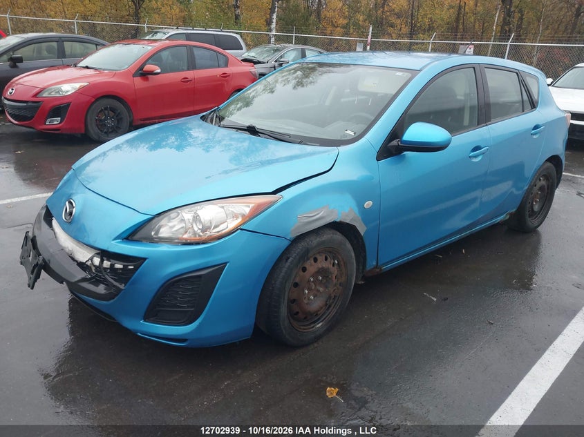 Vin: jm1bl1hf8a1315073, lot: 3108570, mazda 3 sport 20102