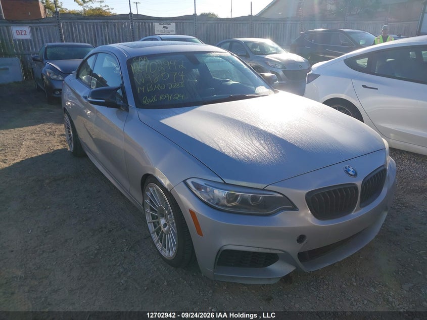 Vin: wba1f5c50evw98074, lot: 3108574, bmw 228i 20141