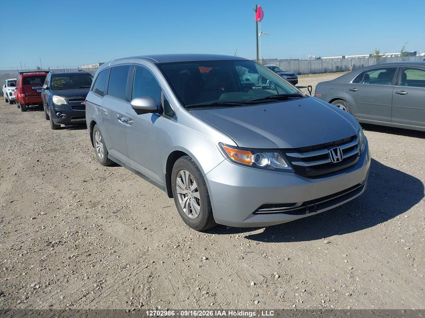 2016 Honda Odyssey Ex, Удар сзади, IAAI, VIN 5FNRL5H46GB507578