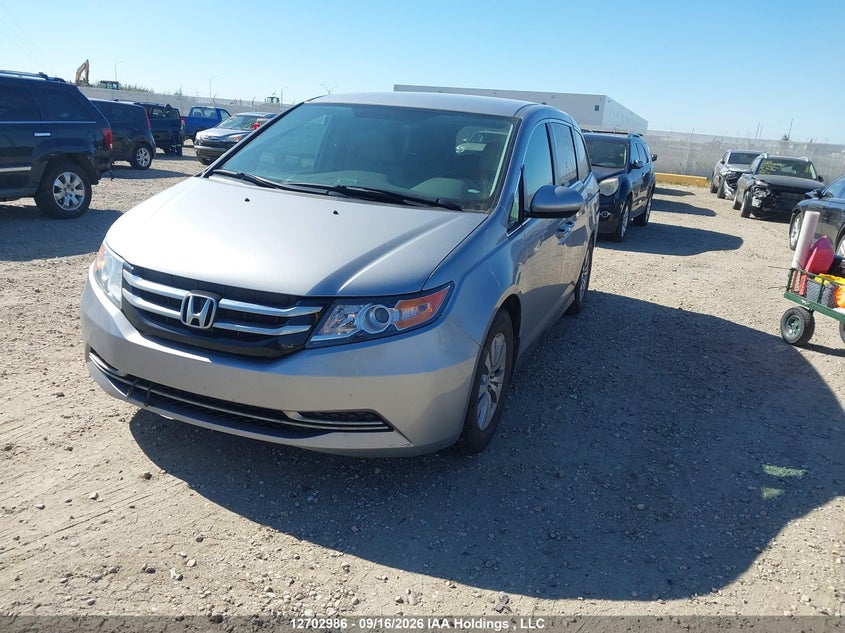 2016 Honda Odyssey, Удар ззаду, IAAI, VIN 5FNRL5H46GB507578 — фото 2