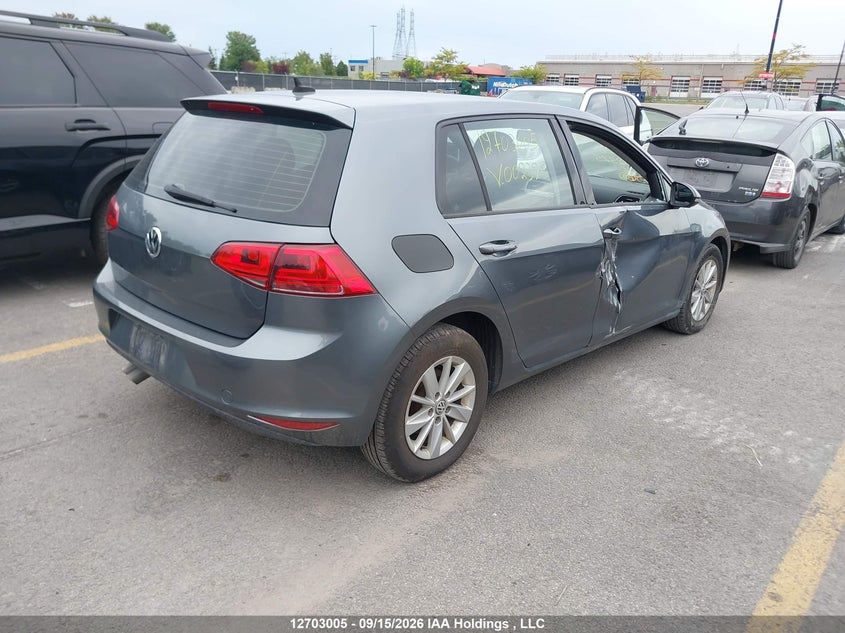 Vin: 3vw217auxfm002325, lot: 3108642, volkswagen golf 20154