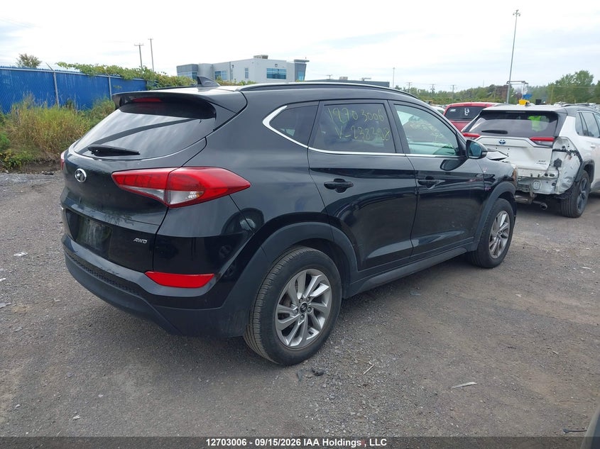 Vin: km8j3ca48gu238398, lot: 3108643, hyundai tucson luxury 20164