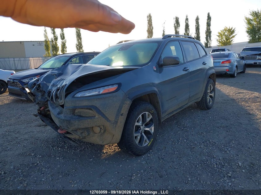Vin: 1c4pjmbs3fw724823, lot: 3108696, jeep cherokee trailhawk 20152