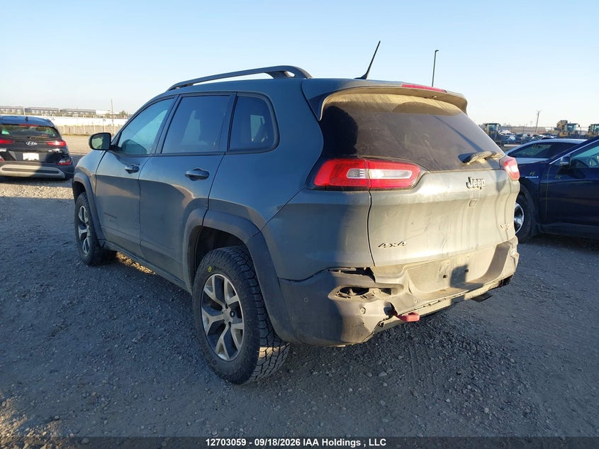 Vin: 1c4pjmbs3fw724823, lot: 3108696, jeep cherokee trailhawk 20153