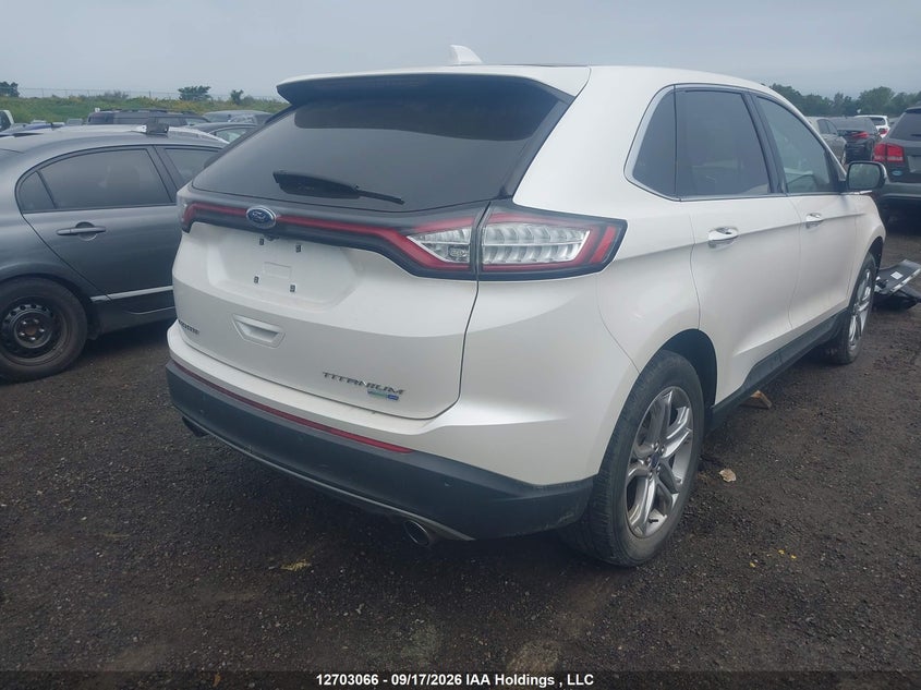 Vin: 2fmpk4k98hbc56212, lot: 3108703, ford edge titanium 20174