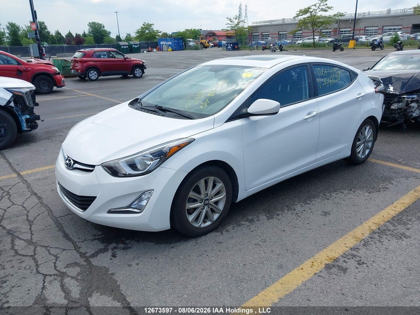 Vin: kmhdh4aexgu556634, lot: 3108716, hyundai elantra sport appearance 20162