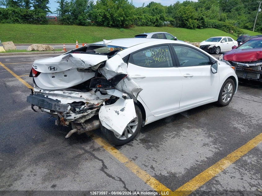 Vin: kmhdh4aexgu556634, lot: 3108716, hyundai elantra sport appearance 20164