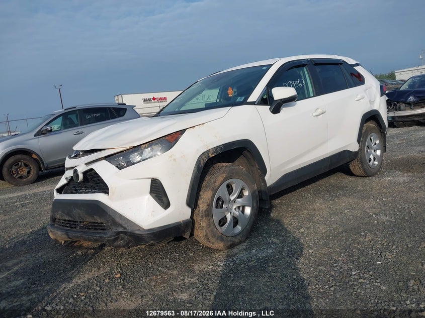 Vin: 2t3b1rfv9pc391072, lot: 3108723, toyota rav4 le 20232