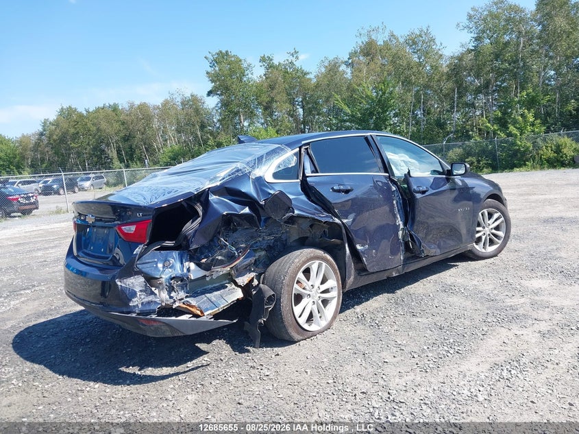 Vin: 1g1ze5st1hf111476, lot: 3108725, chevrolet malibu 1lt 20174