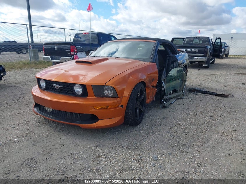 2007 Ford Mustang, Left Side, IAAI, VIN 1ZVFT85H375336203 — photo 2