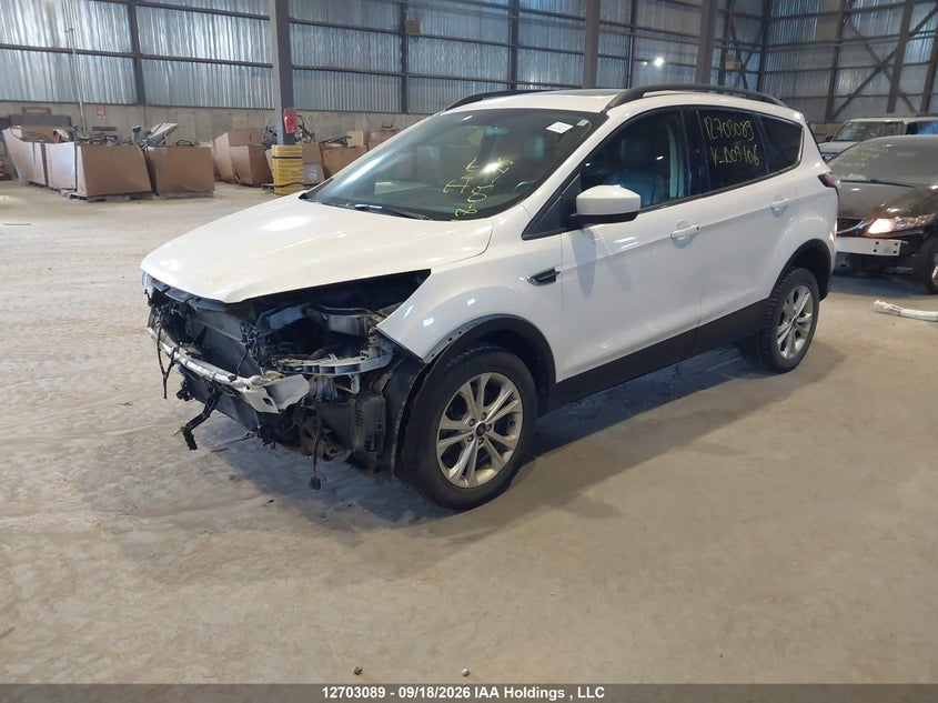 Vin: 1fmcu9hdxjud09106, lot: 3108750, ford escape sel 20182