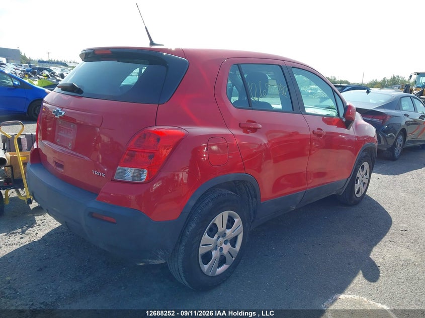 Vin: 3gncjkeb7el124977, lot: 3108777, chevrolet trax ls 20144