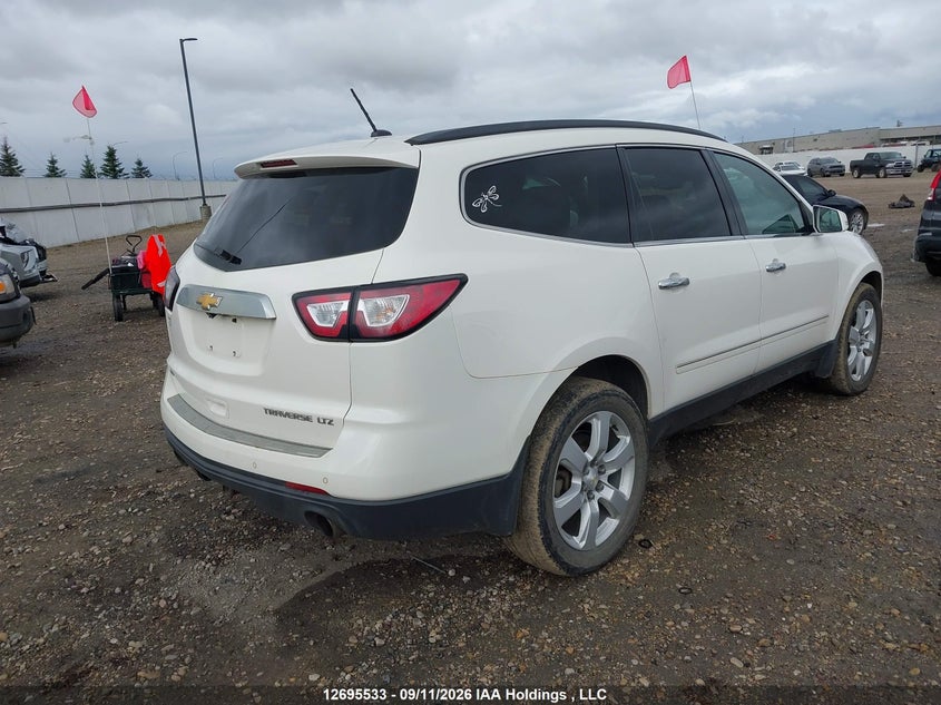 Vin: 1gnkvjkd5fj141673, lot: 3108806, chevrolet traverse ltz 20154