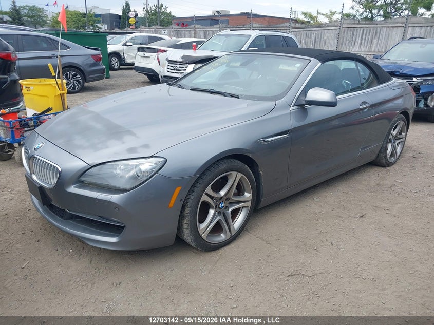 Vin: wbalz3c59cdl71731, lot: 3108816, bmw 650 i 20122
