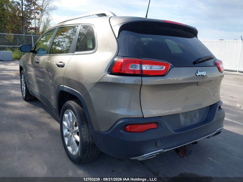 Vin: 1c4pjlds3gw352411, lot: 3108914, jeep cherokee limited 20163