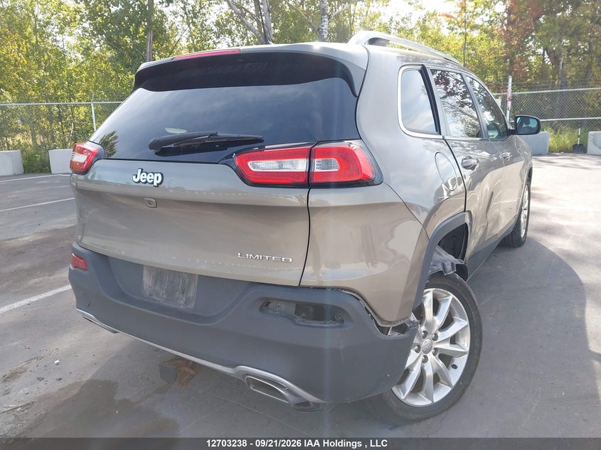 Vin: 1c4pjlds3gw352411, lot: 3108914, jeep cherokee limited 20164