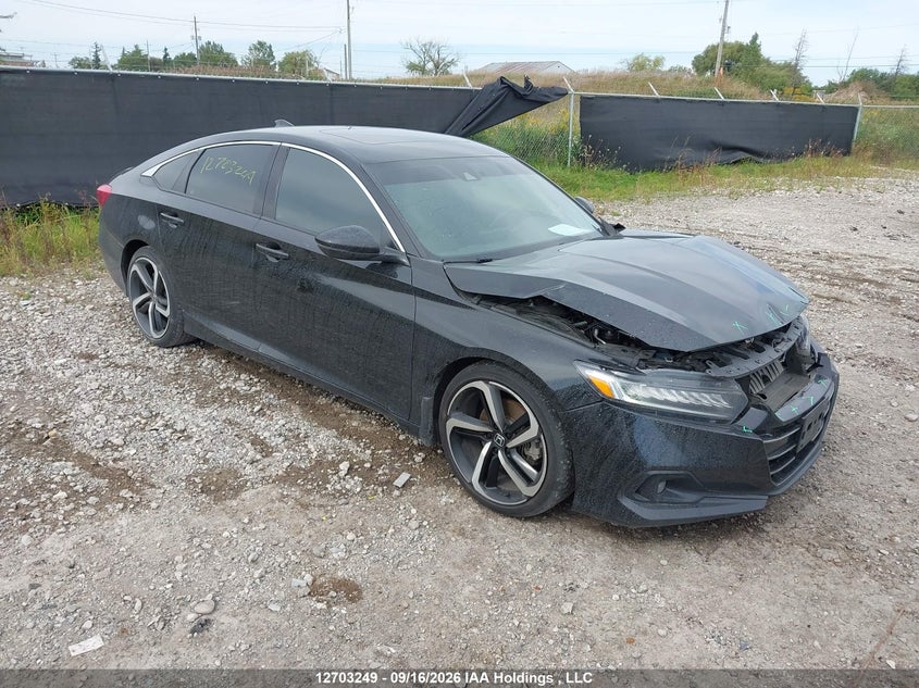 Vin: 1hgcv1f30na801889, lot: 3108925, honda accord sport 20221