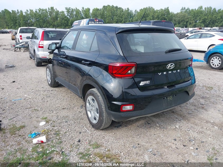 Vin: kmhrb8a32su411514, lot: 3108956, hyundai venue essential 20253