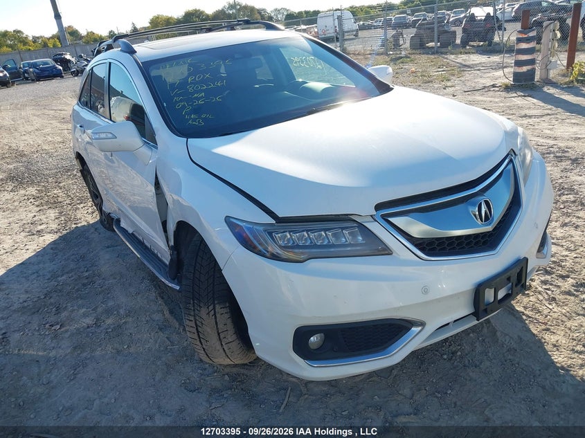 2017 Acura Rdx, Right Front, IAAI, VIN 5J8TB4H74HL802241