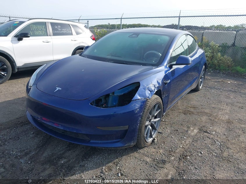 2022 Tesla Model 3, Підвіска, IAAI, VIN 5YJ3E1EA2NF337591 — фото 2