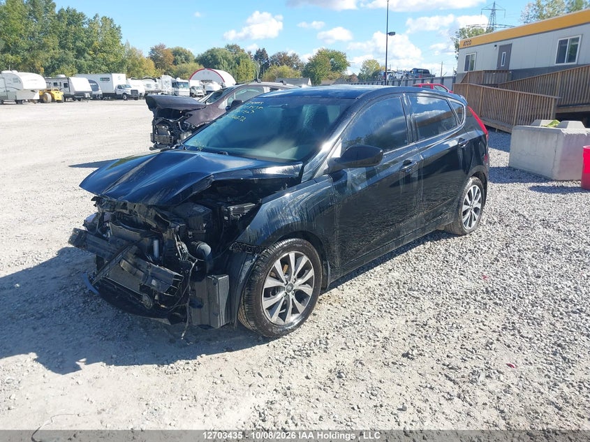 2016 Hyundai Accent Se, Удар спереди, IAAI, VIN KMHCT5AE9GU268832 — фото 2