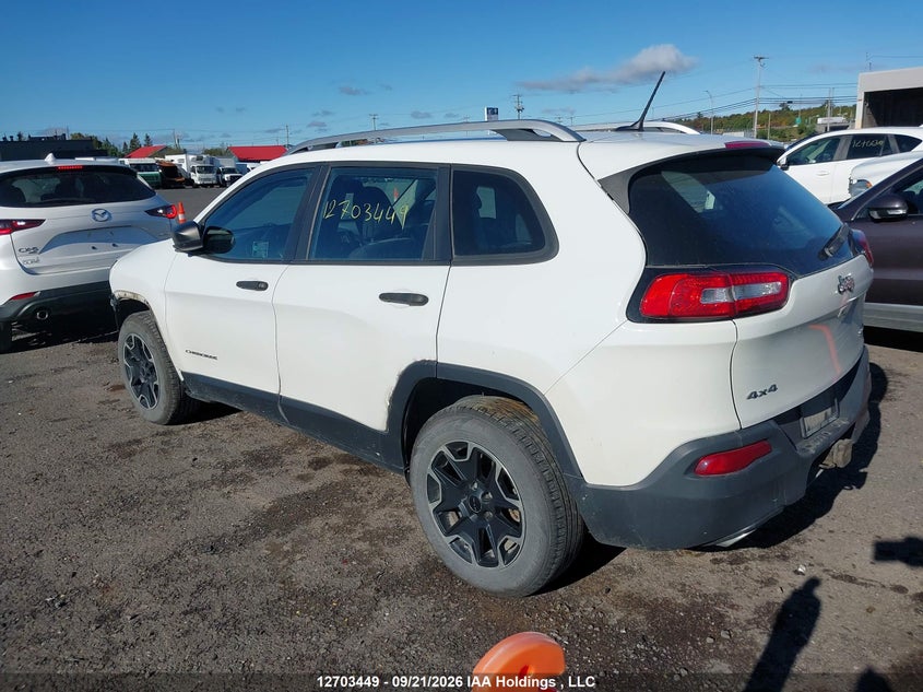 Vin: 1c4pjmas5gw365171, lot: 3109125, jeep cherokee sport 20163