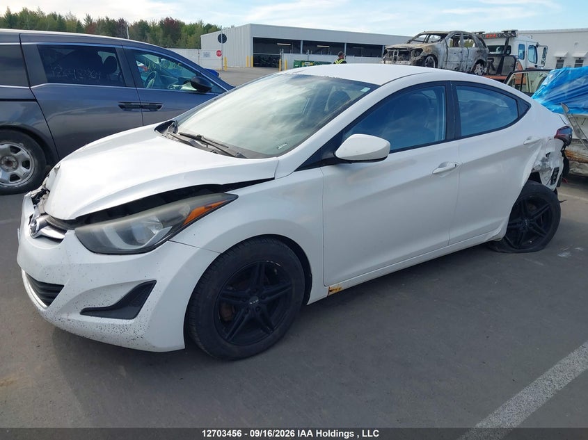 Vin: 5npdh4ae9eh498592, lot: 3109132, hyundai elantra se/sport/limited 20142