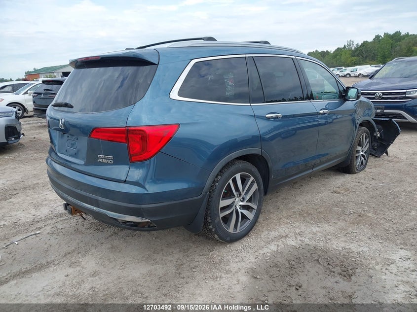 Vin: 5fnyf6h9xhb508772, lot: 3109169, honda pilot touring 20174