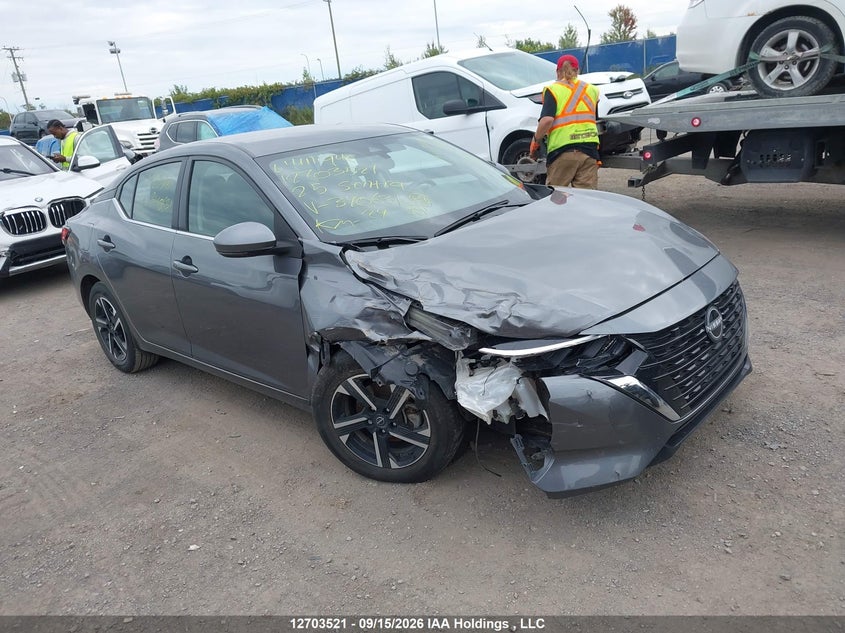 Vin: 3n1ab8cv1sy340631, lot: 3109199, nissan sentra sv cvt 2025 img_1