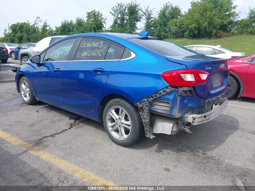 Vin: 3g1be5sm3gs602622, lot: 3109207, chevrolet cruze lt auto 20163