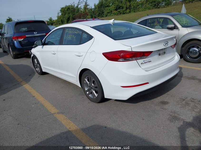 Vin: kmhd84lf8ju578774, lot: 3109244, hyundai elantra sel/value/limited 20183
