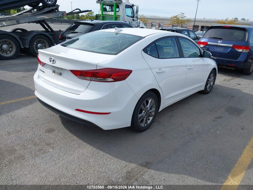 Vin: kmhd84lf8ju578774, lot: 3109244, hyundai elantra sel/value/limited 20184
