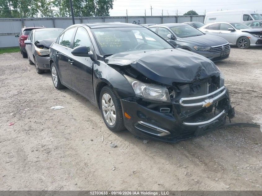 2016 Chevrolet Cruze Limited 1Lt, Front, IAAI, VIN 1G1PE5SB8G7116472