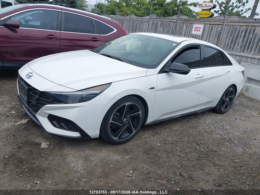 Vin: kmhlr4af7pu582769, lot: 3109439, hyundai elantra n line unlimited dct 20232