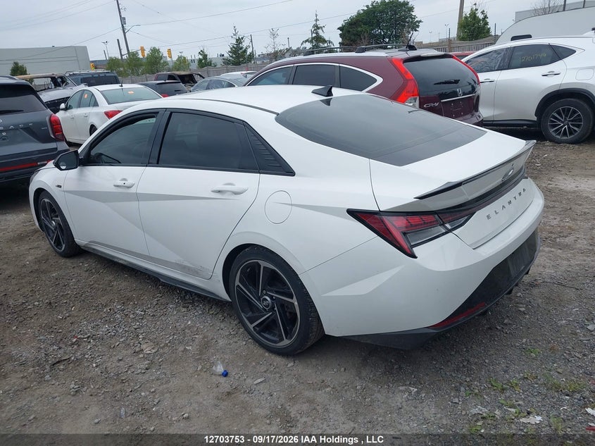 Vin: kmhlr4af7pu582769, lot: 3109439, hyundai elantra n line unlimited dct 20233