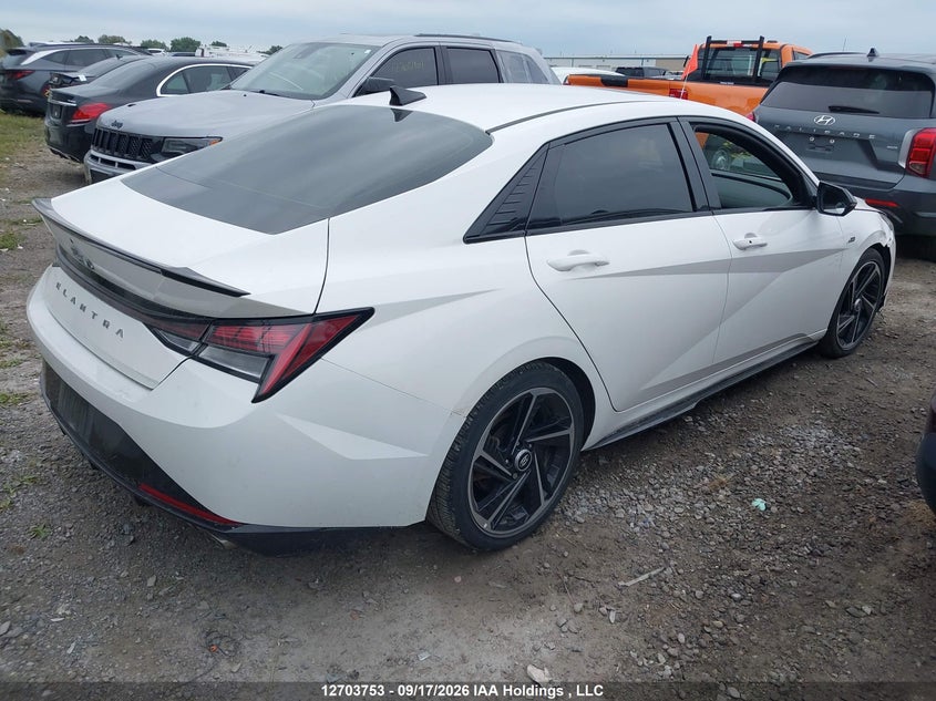 Vin: kmhlr4af7pu582769, lot: 3109439, hyundai elantra n line unlimited dct 20234