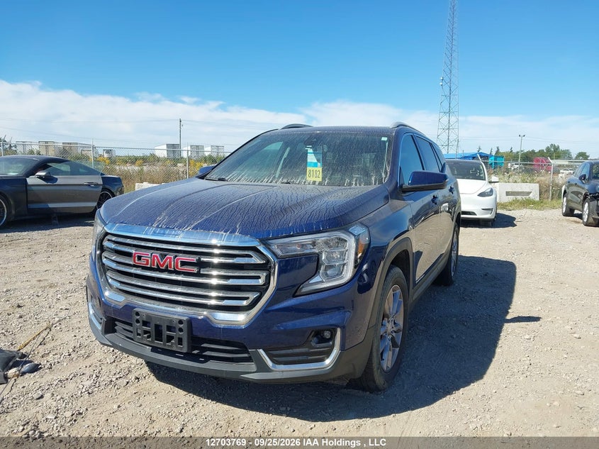 2022 GMC Terrain Slt, Water, IAAI, VIN 3GKALVEV0NL280837 — photo 2