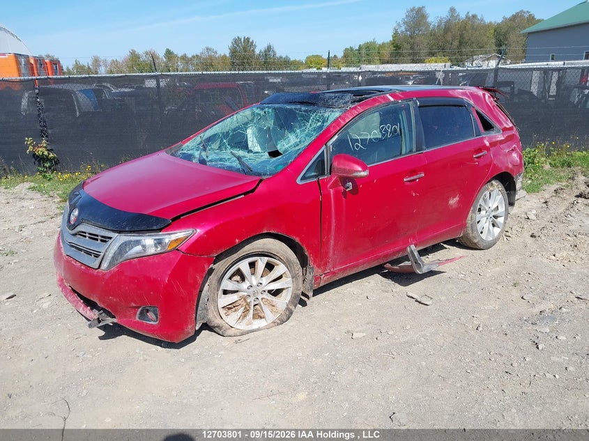 Vin: 4t3ba3bb8du044349, lot: 3109490, toyota venza le/xle 20132