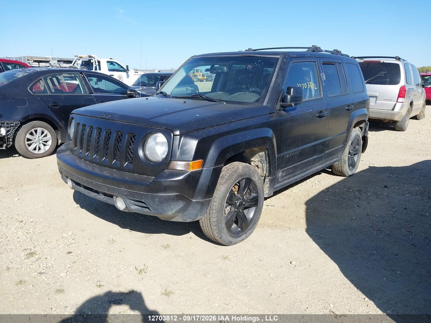 2016 Jeep Patriot Sport/North, Rear, IAAI, VIN 1C4NJRAB3GD510871 — photo 2