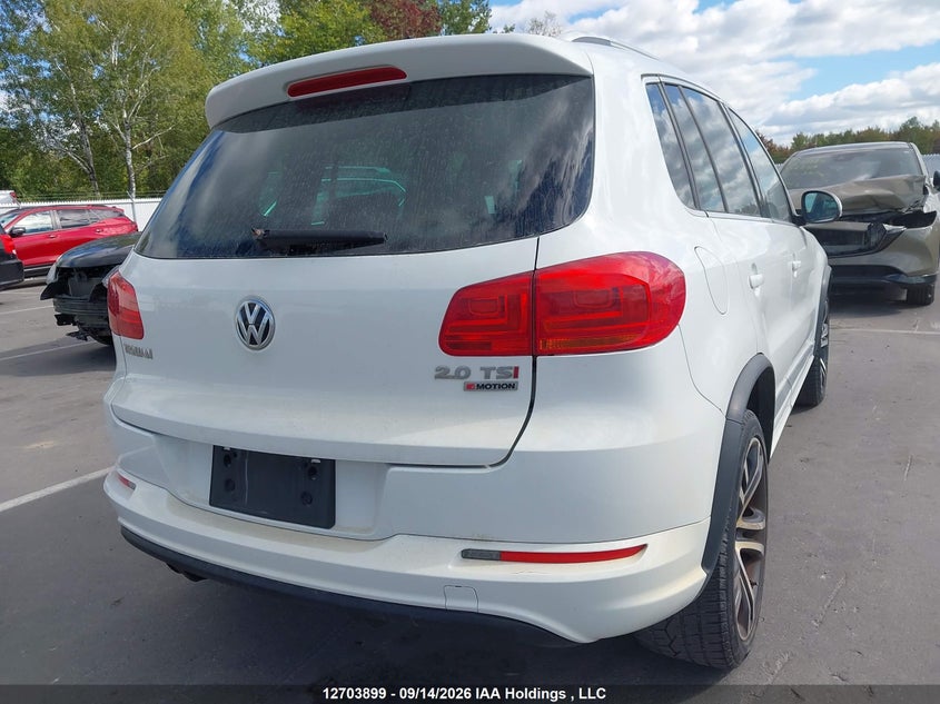 Vin: wvglv7ax6hk039559, lot: 3109590, volkswagen tiguan highline 20174