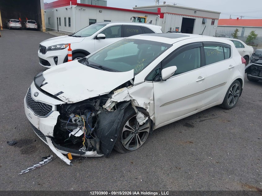 2015 Kia Forte Ex, Front, IAAI, VIN KNAFX5A83F5310899 — photo 2