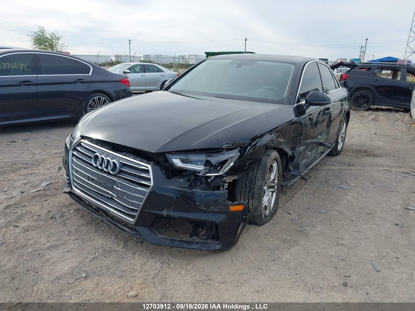 2018 Audi A4 Quattro, Left Side, IAAI, VIN WAUBNAF44JN009277 — photo 2