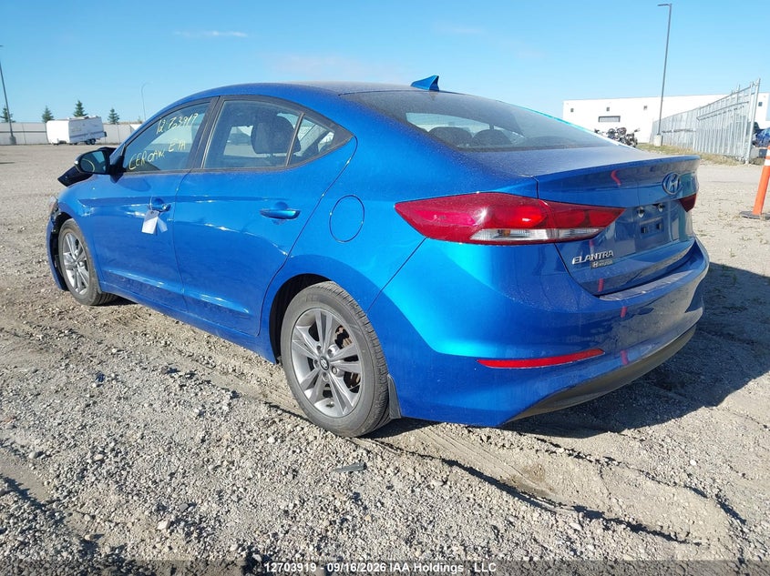Vin: kmhd84lf9ju594594, lot: 3109610, hyundai elantra sel/value/limited 20183